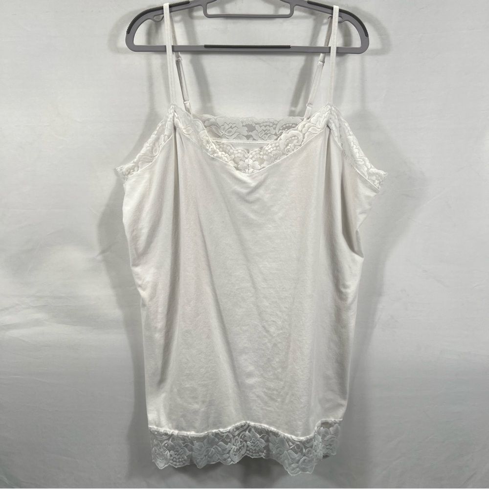 3 For $20 Torrid Plus Size White Lace Trim Camisole 0749